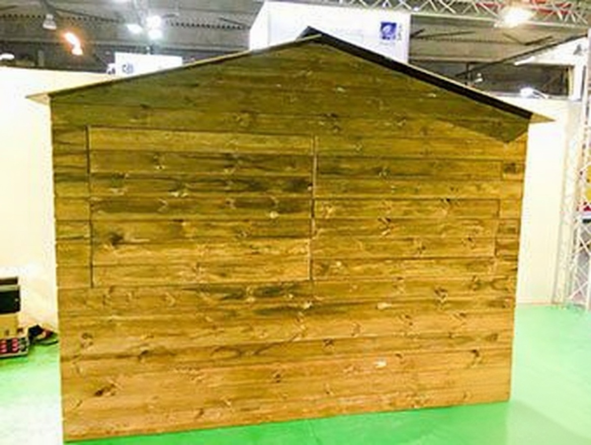 chalet en bois 3 mètres sur 3